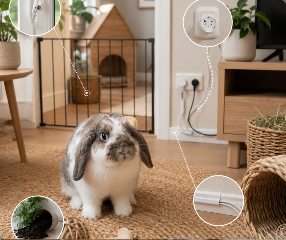 Mon lapin est-il en sécurité chez moi ?