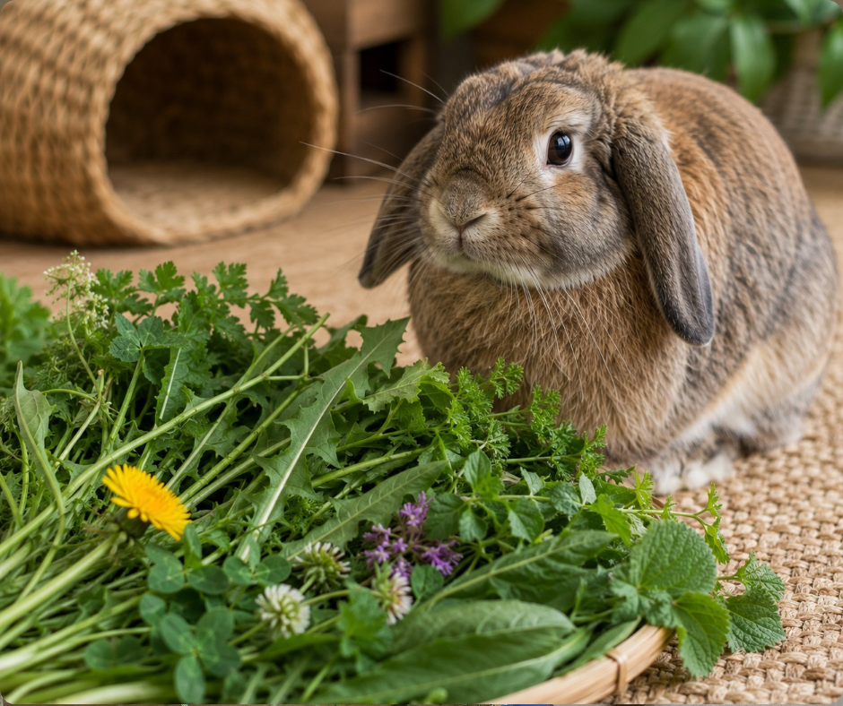 Pourquoi donner des plantes sauvages à son lapin ?