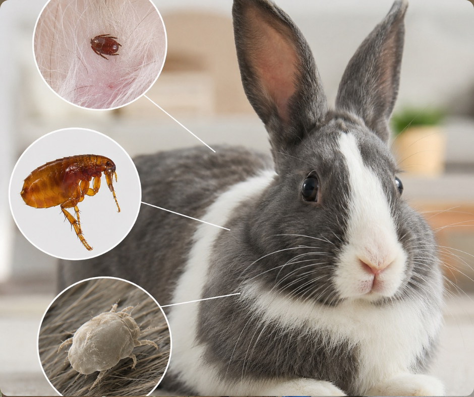 Est-ce que mon lapin peut avoir des parasites même en intérieur ?