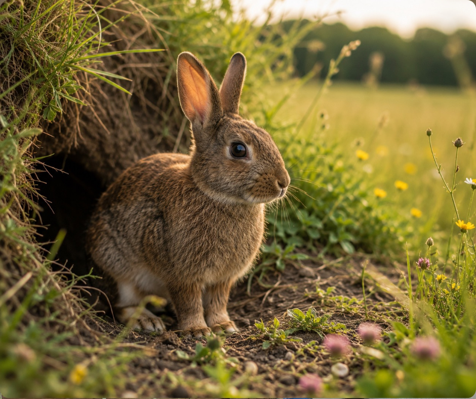 Décryptage de la vie sauvage du lapin !